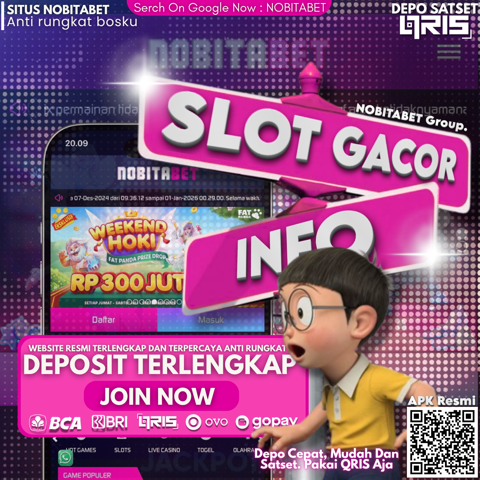 NOBITABET Bandar HK Togel & SlotGacor88 Terbaik Malam Ini